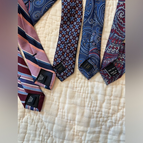 Jos. A Bank 100% Silk Tie Lot of 5 - Picture 9 of 9